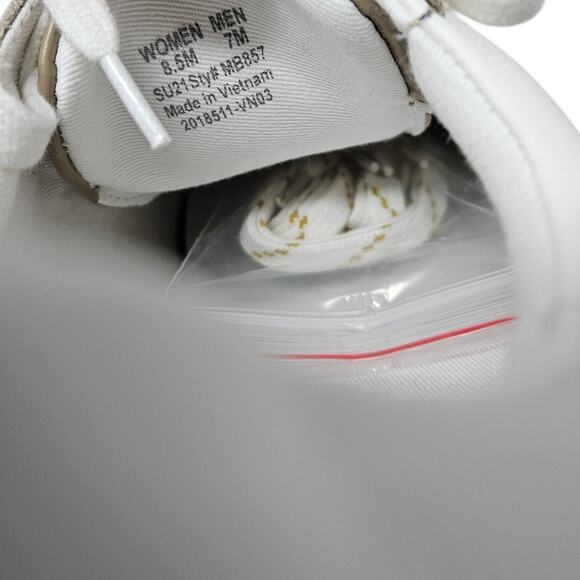 NEW Madewell 8.5 Kickoff Trainer Sneakers Neutral Casual Comfort Leather Minimal - Picture 5 of 6